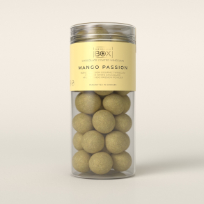 Vingummi med chokolade - Box the original - mango