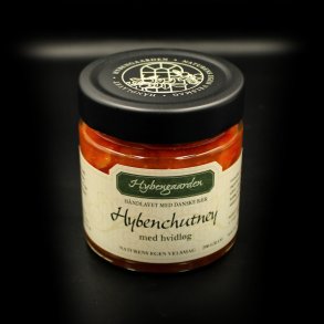 Hybengrdens hypenchutney med hvidlg