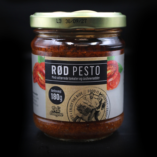 R�d Pesto med solt�rrede tomater og cashewn�dder